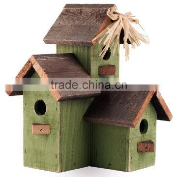 Custom painted outdoor large wooden bird house condo                        
                                                Quality Choice