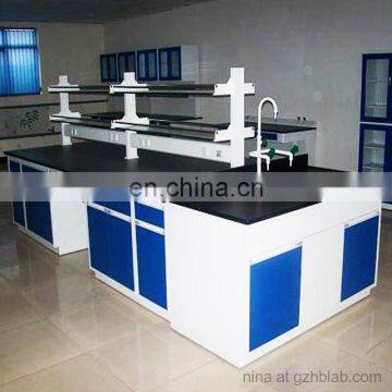 Chemistry laboratory table chemical center bench with power socket