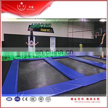 Commercial Manufacturer Big Rectangular Kids Indoor Trampoline Park