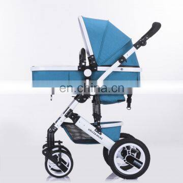 Luxury Baby Stroller 3-in-1/baby Car Seat and Stroller Set/high Landscape Baby Stroller 3 in 1 photo-2