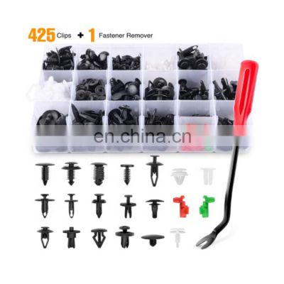 Hot Sale 425 PCS Car Body Retainer Assortment Clip Set Tailgate Handle Rod Clip Fastener Remover