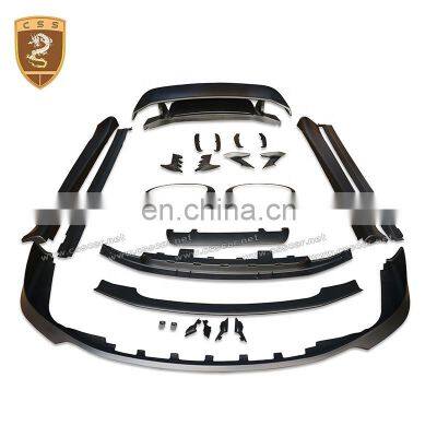 TE Style Fiberglass Front Lip Side Skirts Body Kit For 2014-2016 Porsche Carrera 911 991.1