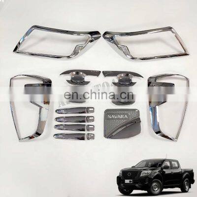 New Arrival Chrom Color Whole kit Exterior Body  CoverFor Navara Np300 2021 up