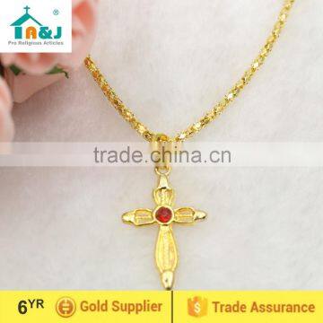 Zinc alloy cross pendant