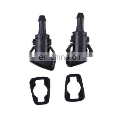 Car Universal Windshield Washer Sprinkler Head Wiper Fan Shaped Spout Cover Water Outlet Nozzle