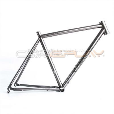 COMEPLAY wholesale factory direct Titanium Road Bike Frame with Internal Routing