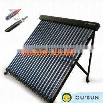 For split solar water heater use heat pipe solar collector