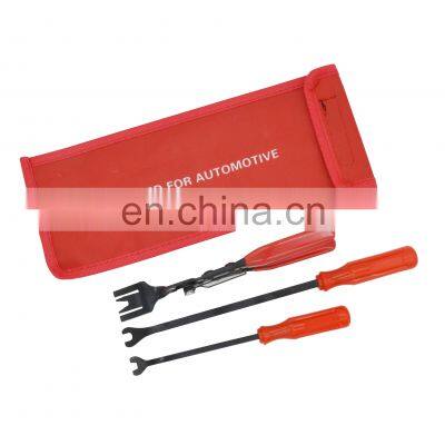 3pcs Car Door Clip Panel Removal Tools Audio Video Dashboard Dismantle Kits