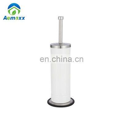 Comfortable Style Foot Pedal Bathroom Stainless Steel Garbage Can Set With Toilet Brush photo-5