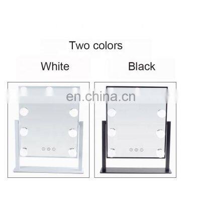 Новый дизайн оптовый портативный зеркало с лотком для хранения, настольное косметическое зеркало для макияжа photo-2