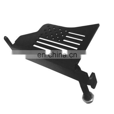 Factory Black steel material American flag Foot Pegs For Jeep Wrangler TJ/JK/JL 2007-2018 For Jeep Wrangler accessories
