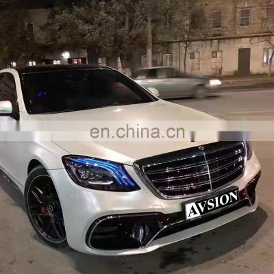 car bumpers for W222 S class 2014-2017 and 2018-2020 year upgrade S63 model