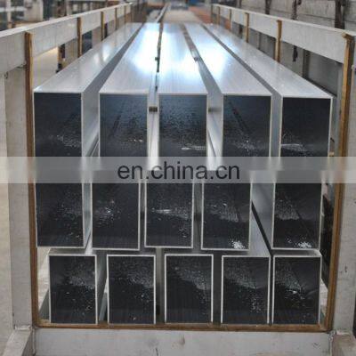 Factory mill finish aluminium rectangular tube 50 mm x 100 mm , 100 mm x 100 mm , 50 mm x 50 mm with different thickness