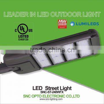 240w led street light with photocell, outdoor led led street lamp, ul 240 watt street light led