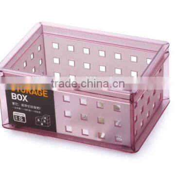 Hot Selling plastic desk organizer stationery storage basket storage box