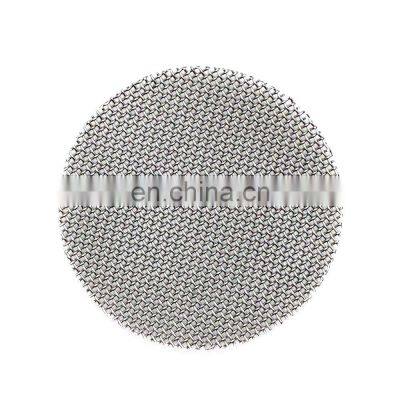 Plain Weave Stainless Steel Woven Wire Mesh Coffee Filter Disc