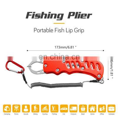 Mini High-quality Fish Lip Grips Outdoor Fishing Pliers Stainless Steel Lip Holders Factory Direct Sales in Many Colors photo-3