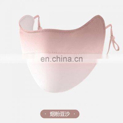 Ice Silk Sunscreen Maskes To Protect The Eye Corners Summer Outdoor Sunshade Half Face Cover Women photo-2