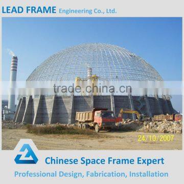 Steel structure dome coal storage shed design