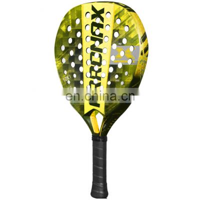 Wholesale Carbon tennis rackets high quality Beach Tennis racquet Paddle best design tennis Padel Racket  Customized