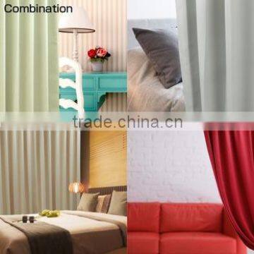 99.99% shading rate flame retardant ready-made curtain design for hall