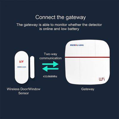 Anti-theft Wireless Door/Windows Sensor Wireless Door Contact Home Security Alarm photo-4