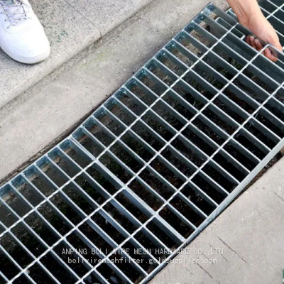 Hot Galvanized Building Reconstruction Building Upgrade Flooring Bar Grating /Heavy-Duty Industrial Steel Floor Grating photo-1