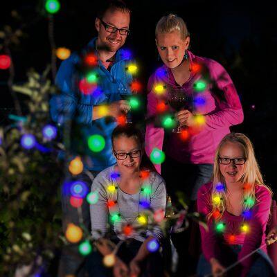 Hot Sales Flashing 9 Lights Light Up Bulb Necklaces for Theme Party photo-6