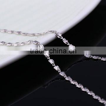Simple Design Fashion Jewelry Rhodium Plated Cheap Chain Necklace photo-3