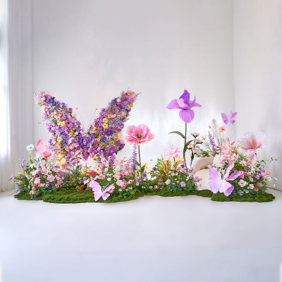 Modular Magnetic EVA Flower Panels - Quick-Change Commercial Floral Arrangements for Visual Merchandising in Chanel/Tiffany Style Stores