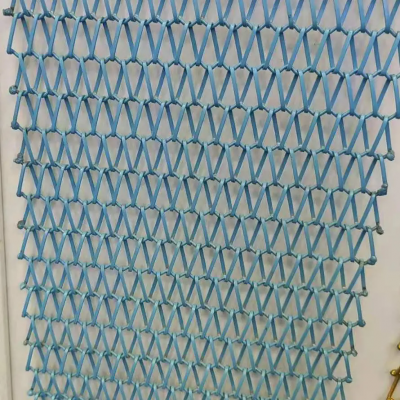 Decorative Metal Coil Drapery/Decorative Chain Link Ring Metal Mesh Curtain Drapery