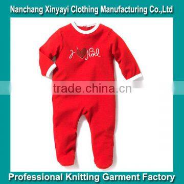 100% cotton cute styles Baby onesie/Christmas Kids Forck Designs/Chiristmas Outfit for Toddler Kids