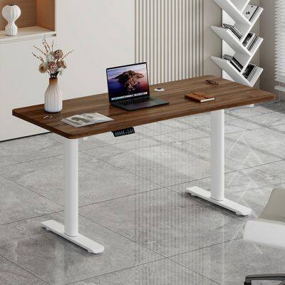 Computer Gaming Desk Metal Base Laptop Electric Adjustable Standing Desk Student Table Factory Price