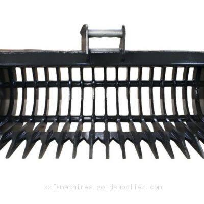 MS03 Heavy Duty Sieve Rake Bucket Skeleton Bucket for Excavator Soil Screening photo-2