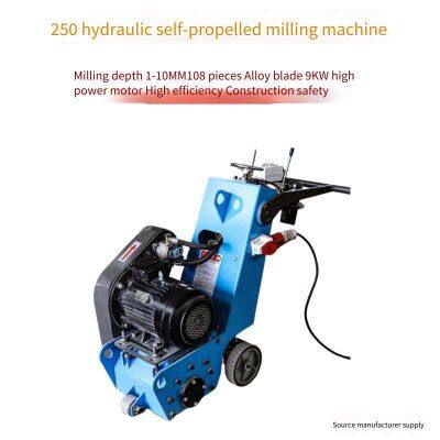 qingbi automatic walking q300 concrete floor milling and planing machine, texturing machine, electric and diesel powered, best-selling nationwide