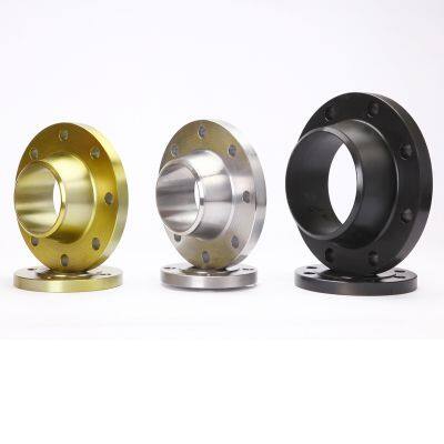Venda rápida de flange de soldagem cega de alta pressão em aço inoxidável duplo, flange plana ANSI para conexão de tubulações