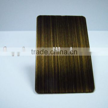 antique bronze brushed stainless steel sheet china manufacturer