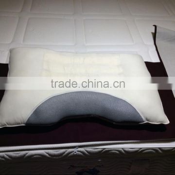 Bamboo pillow with neck protecter