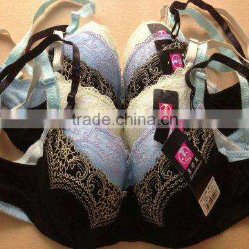 0.47USD Hot Newest Style Fashional Ladies Cheap Bra Designs/Thin Sponge 32-40BC Cup (kczd146)