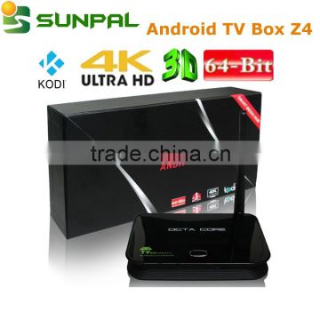 Best price New Z4 RK3368 Octa Core 4K google Android TV Box 5.1 LOLLIPOP with KODI 16.0 android media player