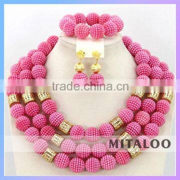 Mitaloo New Designs Costume Jewelry Factory Price Oem/Odm African Beads Jewelry Sets MT0001
