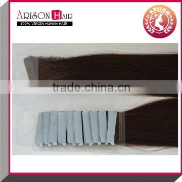 Best quality remy human hair pu tape in hair extensions