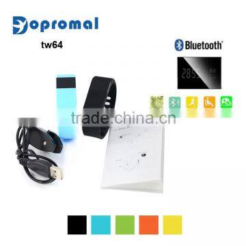 2015 Hot Smartband Silicon Bracelet for Man,tw64 Smart Wristband photo-5