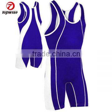 2015 Made In China Custom Wrestling Singlet Sublimation