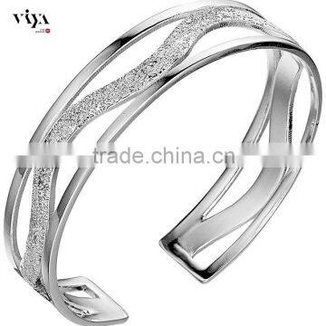 Christmas Hot Selling sterling silver engraving bangle bracelets wholesale