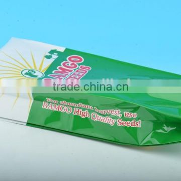 OEM CMKY Print Three-layer Laminated Gusset Aluminum Foil Seed Packets