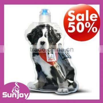 Foldable plastic drinking water bottle,plastic bottle bag
