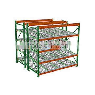 carton flow rack with wheels Auto slide racking