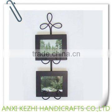 2 photo collage metal photo frame