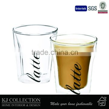 2016 New Design Latte Glass